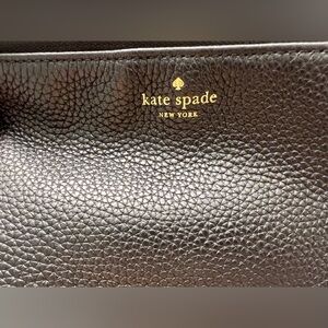 Kate Spade Black Leather Clutch